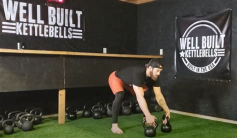 Double Kettlebell Swings Well Built Kettlebells