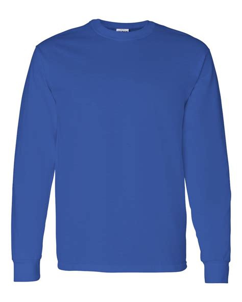 Gildan Heavy Cotton™ Long Sleeve T Shirt 5400 Royal Blue T Shirt