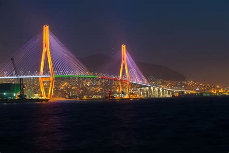 Busan Harbor Bridge Stock Photo Image Of Travel Color 39736666