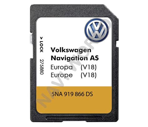 Volkswagen Na Ds V Media As Sd Kaart Europa