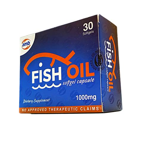 Amb Hk Fish Oil 1000mg 30 Softgels Lazada Ph