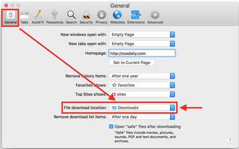 How To Change The Safari Download Location On Mac Os