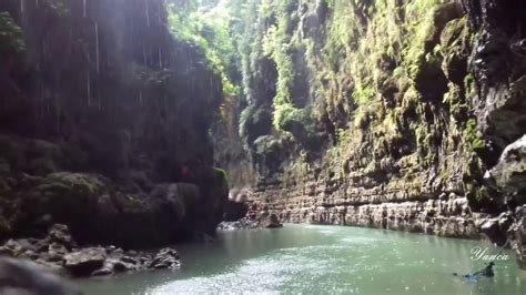 Green Canyon Pangandaran Indonesia Jalan Jalan Naik Perahu Melihat
