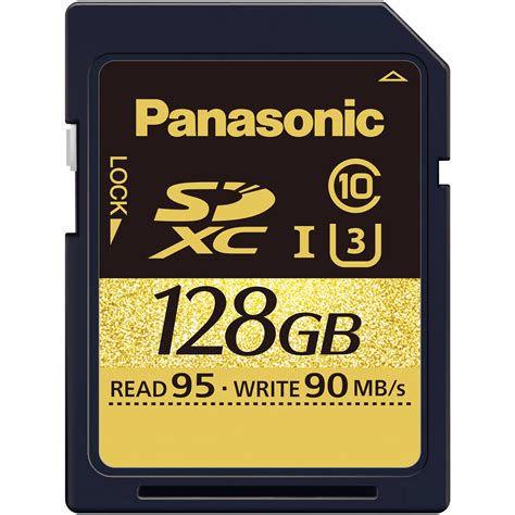 When we evaluate the memory card for camera use, we should pay attention to one component of such card that is its speed capacity. Panasonic 128GB U3 SDXC Memory Card (Class 10) RP-SDUD128AK B&H