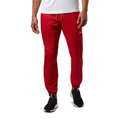 columbia disney santa ana wind pant in bright red red lyst