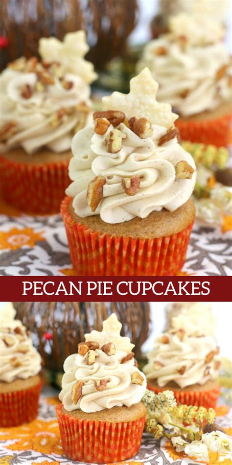 Over 75 of the best thanksgiving recipes all in one spot from appetizers, sides and desserts! Pecan Pie Cupcakes | Recipe | Desserts, Fun desserts, Thanksgiving cupcakes