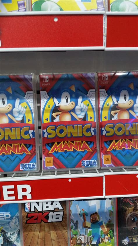 Sonic Mania Box Art Looks Great Nintendoswitch