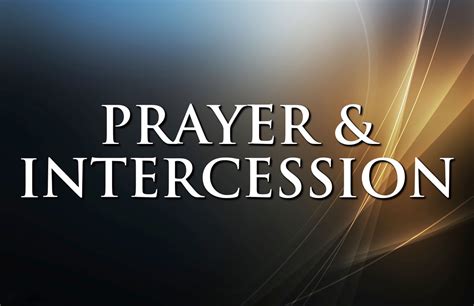 Prayer And Intercession Zcci