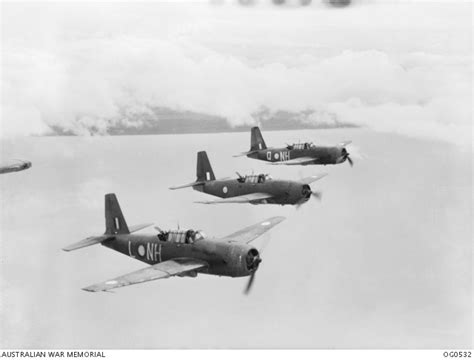 Vultee Vengance Dive Bombers Of No 12 Squadron Raaf Based At Merauke