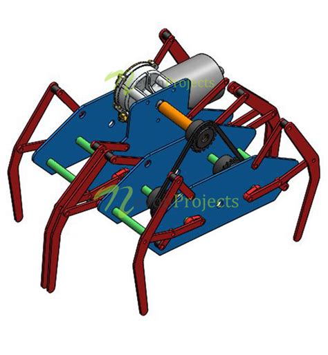 Six Legged Spider Bot Using Klann Mechanism