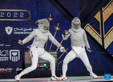 Highlights Of 2022 Fencing World Championships In Cairo Xinhua