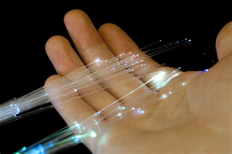 Free Stock Image Of Fibre Optics Displayed On A Male Hand