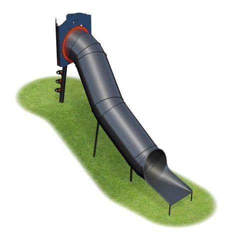 Versatile Embankment Slide Stainless Steel Tube Slide By Playdale