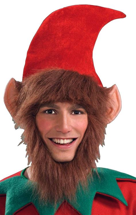 Christmas Elf Ears And Beard Costume Hat Christmas Elf Ears Elf Hat
