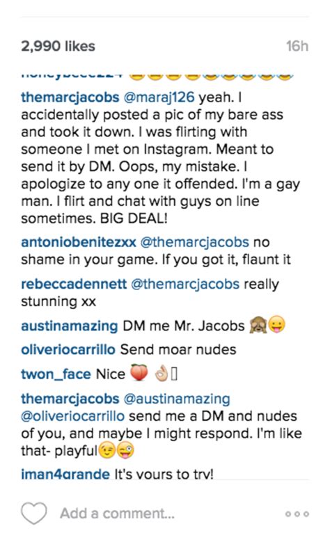 Marc Jacobs S Accidental Nude Instagram Will Live Forever On The