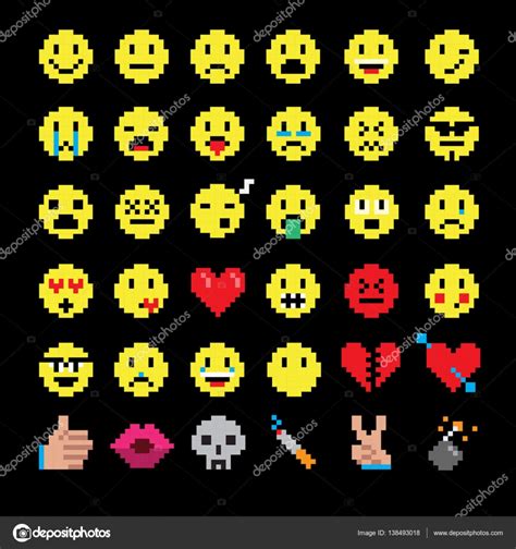 Smiley Emoji Pixel Art Png Download Pixel Art Smiley Emoji Images