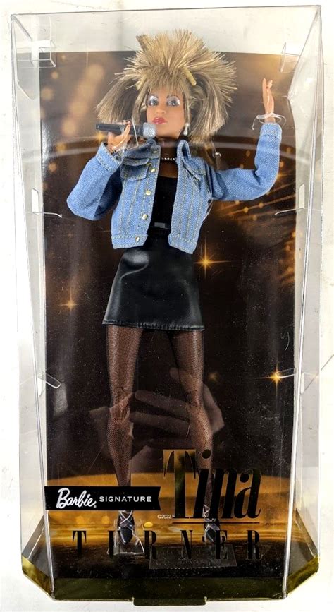 New Barbie Hcb Fashion Doll Tina Turner Damaged Box