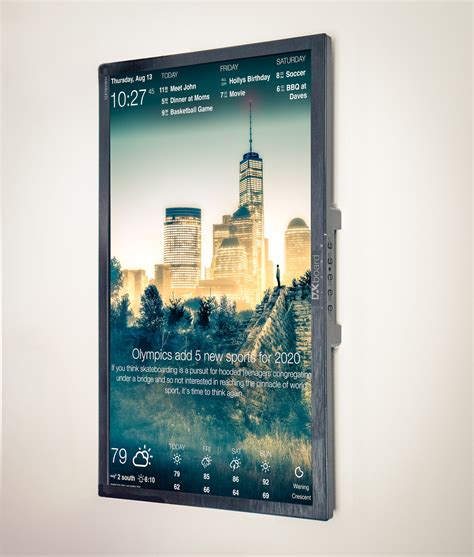 Dakboard A Customizable Display For Your Photos Calendar News