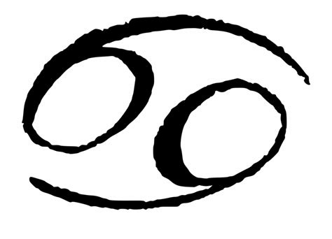 Download Cancer Zodiac Symbol Png Transparent Picture Symbols Clip