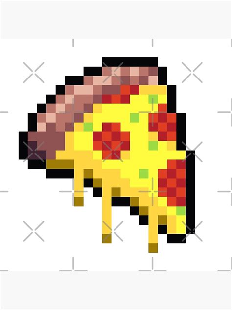 Pizza Pixel Art Photographic Print For Sale By Artsygear Redbubble