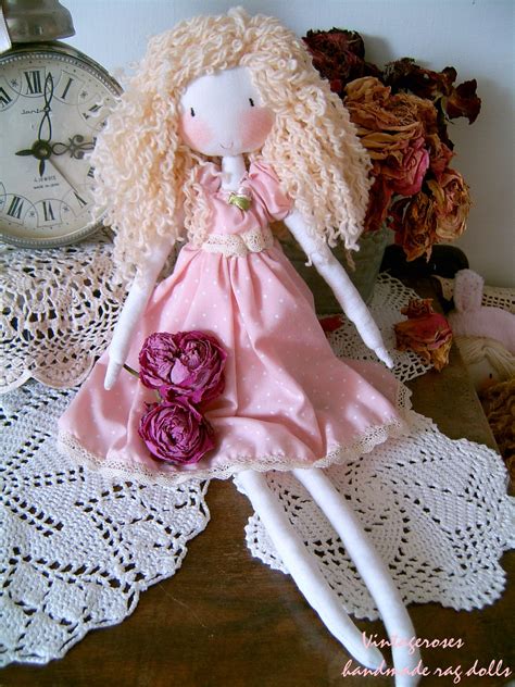 Fabric Doll Handmade Rag Dollssoft Doll Main Poupée De Chiffon