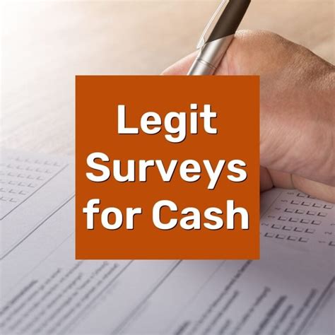 10 Legit Surveys For Cash