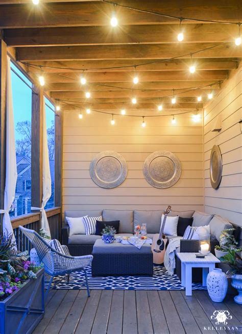 27 Diy String Lights Ideas For Fall Porch And Yard Woohome