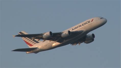 Air France Airbus A380 Departure Youtube