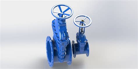 Handwheel Operated Awwa Gate Valve Low Torque Resilient Seated Valve