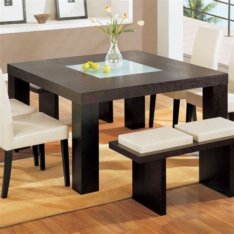 global furniture square dining table  wenge dgdt