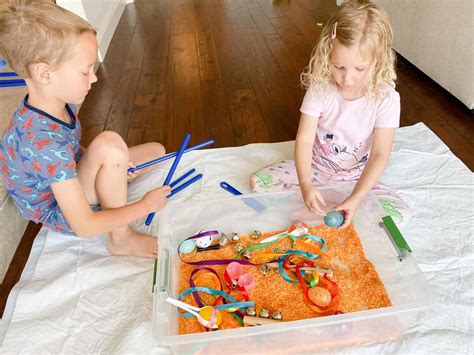 Music Sensory Bin Hands On Learning Activity For Kids Toddler Approved