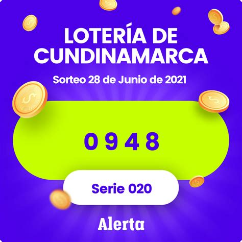 En caso de ser lunes festivo su sorteo se traslada para el día martes. Resultados de la Lotería de Cundinamarca de este lunes 28 ...