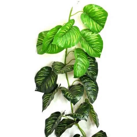 Plastic Green Artificial Money Plant Creeper For Decoration Size 5