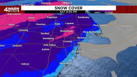A Look At Winter Storm Snow Totals Across Metro Detroit