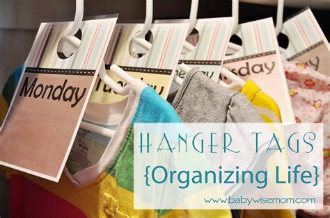 Hanger Tags Organizing Life Free Printable Chronicles Of A
