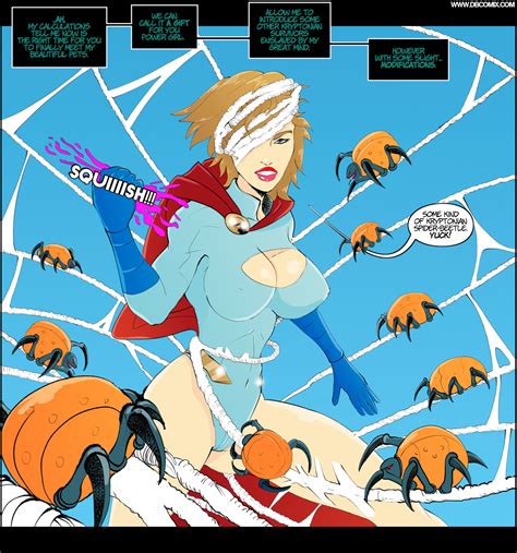Power Girl Vs Bondage Spiders By Lindadanvers Hentai Foundry