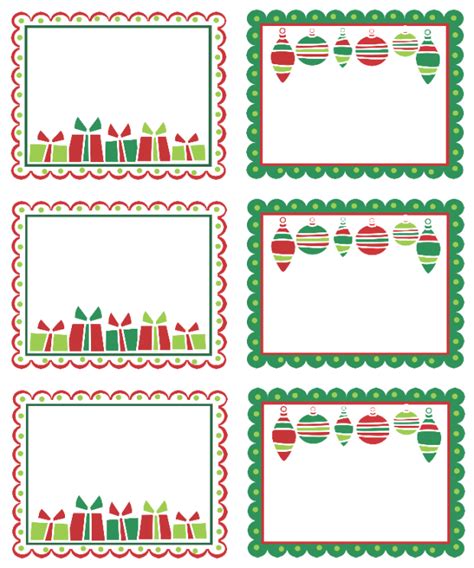 Christmas Labels Ready To Print Free Printable Labels And Templates