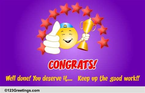 Congrats Well Done Free Congratulations Ecards Greeting Cards 123