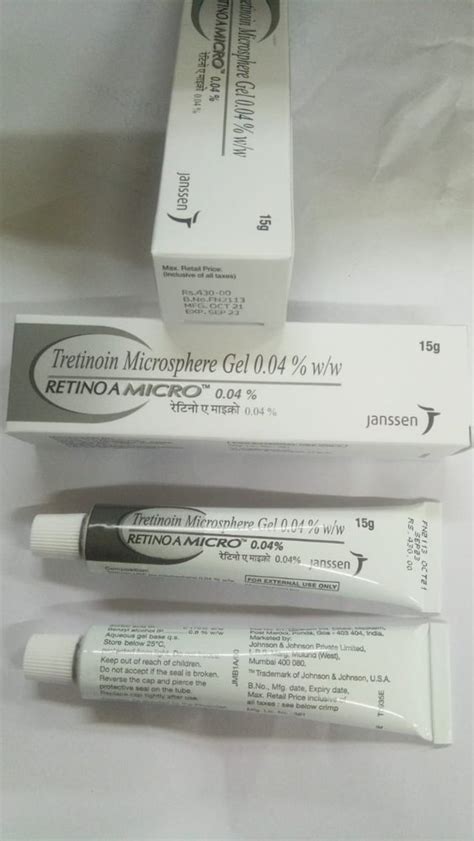 Tretinoin Microsphere Gel 004 Janssen 15gm At Rs 430piece In Nagpur