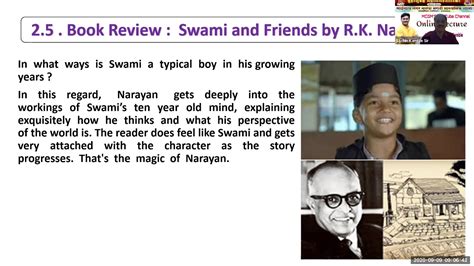 Bmcedustd10thsubenglish 25 Book Review Swami And Friends By Rk