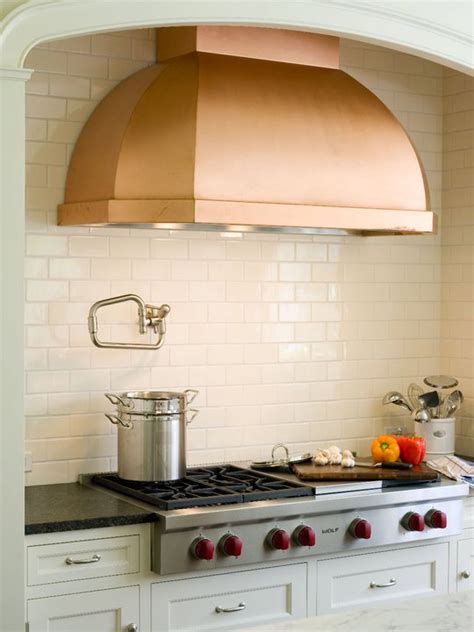 Copper kitchen hoods with custom patinas. Copper KItchen Hood - Transitional - kitchen - Alisberg ...