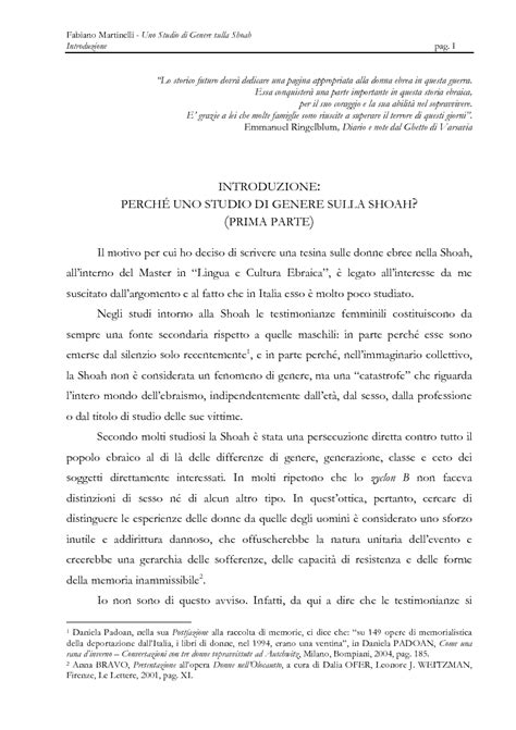 Capire la shoah non è facile ma va fatto, soprattutto con i bambini e i ragazzi. Uno studio di genere sulla Shoah - Tesi di Laurea