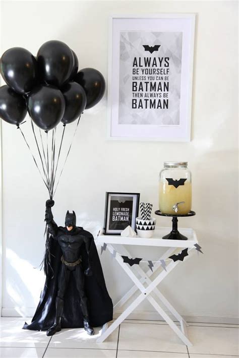 Batman party supplies — batman birthday ideas. Modern Batman Birthday Party