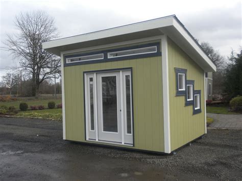 For added features we can build hand rails and install windows if you wish. Slant roof style with three 2x2 windows diagonal, studio ...