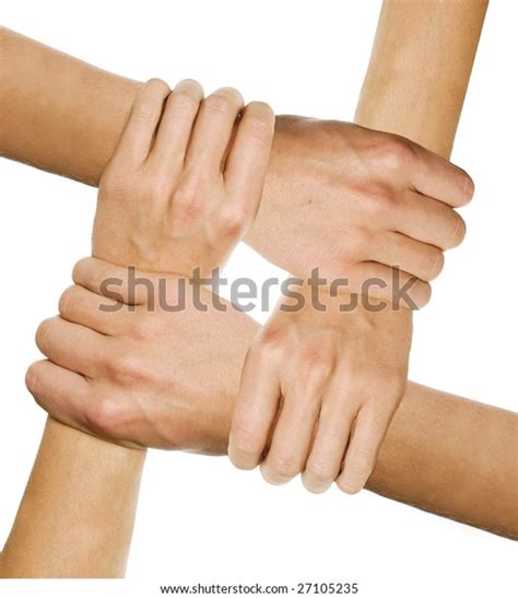 Hands Joined Together Symbolizing Teamspirit Stock Photo Edit Now