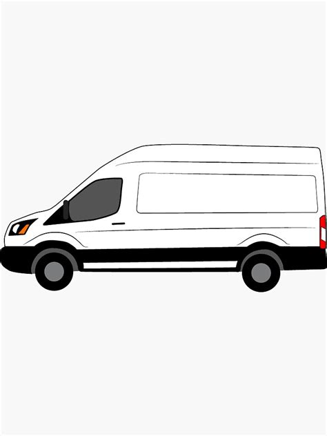 Ford Transit Van Life Sticker For Sale By Ericcweaverr Redbubble