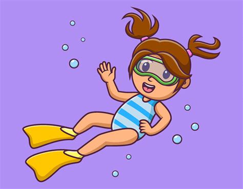 Kids Scuba Diver On Behance