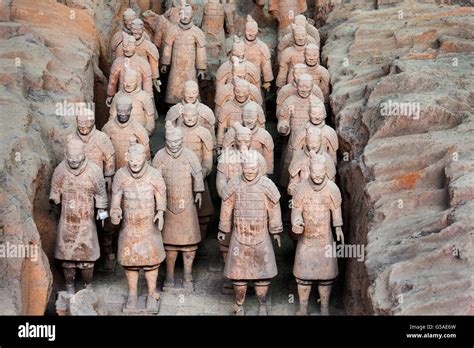 the terracotta army of emperor qin shi huang lintong district xi an shaanxi province china