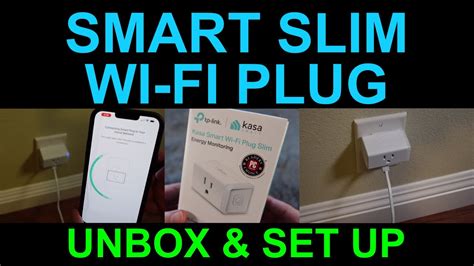 Kasa Wi Fi Slim Smart Plug Energy Monitoring Unboxing Demo Review By Tp Link Outlet Alexa Youtube