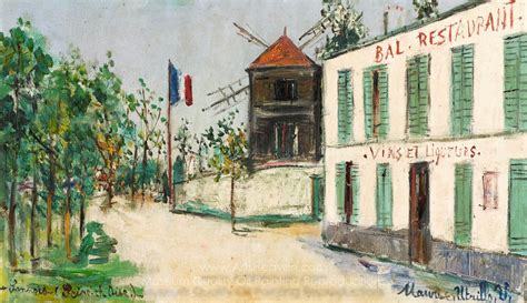 Maurice Utrillo Le Moulin De Sannois Painting Reproductions Save 50 75
